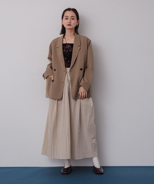 SENSE OF PLACE by URBAN RESEARCH（センスオブプレイスバイアーバンリサーチ）の「ダブルテーラードジャケット（テーラードジャケット・レディース・ブラック/ブラウン系その他/グレー・ONE）」の20枚目の写真