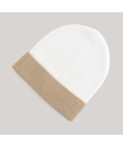 TOMMY HILFIGER（トミーヒルフィガー）の「モノタイプビーニー（ニットキャップ/ビーニー・キッズ・ホワイト・S-M/L-XL）」の2枚目の写真