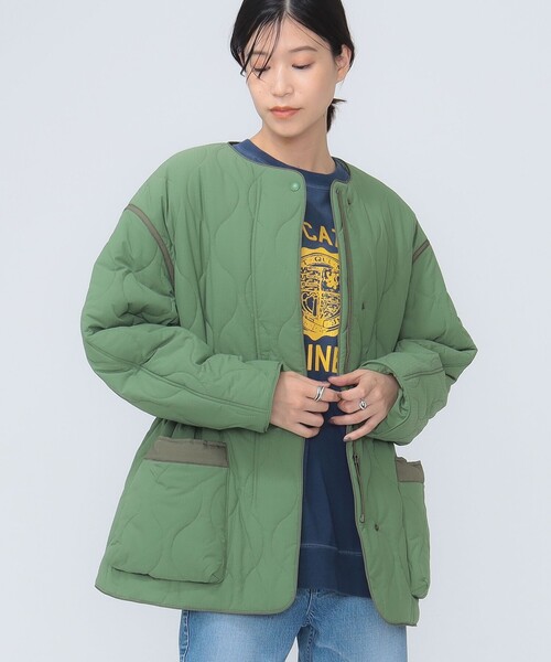 【セール】中綿 キルティング ブルゾン（S〜M）（ブルゾン）｜B:MING by BEAMS（ビーミングバイビームス）