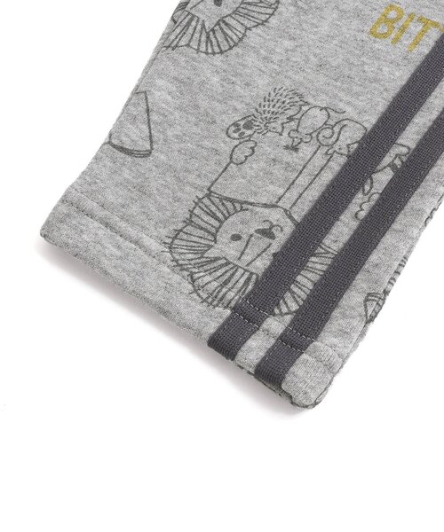 BIT'Z（ビッツ）の「【セットアップ可】音符柄&動物読書柄ジャージ風パンツ（その他パンツ・キッズ・カーキ/キナリ/グレー/ターコイズブルー・80/90/95/100/110/120）」の10枚目の写真