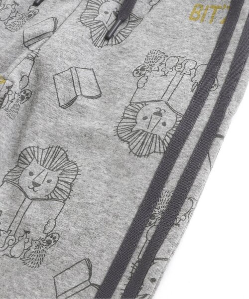 BIT'Z（ビッツ）の「【セットアップ可】音符柄&動物読書柄ジャージ風パンツ（その他パンツ・キッズ・カーキ/キナリ/グレー/ターコイズブルー・80/90/95/100/110/120）」の19枚目の写真