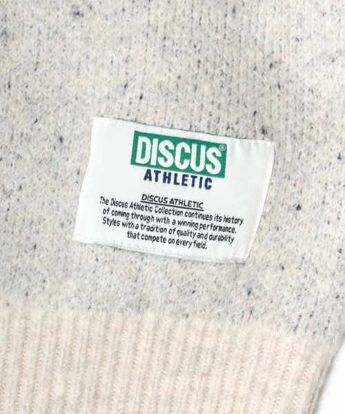 DISCUS ATHLETIC（ディスカス　アスレチック）の「DISCUS ATHLETIC×U.S.COLLEGE　ユニバーサルカレッジコラボ ジャガード編みニットプルオーバートップス レディース メンズ ユニセックス/セーター（ニット/セーター・レディース・スミクロ/ネイビー/マスタード/グリーン/ホワイト系その他/アイボリー/グレー/ネイビー系2・M）」の16枚目の写真