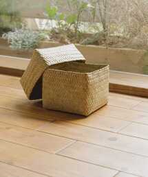 URBAN RESEARCH DOORS（アーバンリサーチドアーズ）の「『WEB限定』サイアム　カチュー水草ふた付き四角BOX S（収納グッズ）」