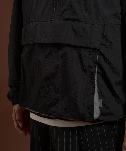 kutir(クティール)の「BICOLOR PIS ANORAK PARKA/バイカラーピスアノラックパーカー(ブルゾン・メンズ・オレンジ/ネイビー/ブラック・MEDIUM/LARGE)」の18枚目の写真