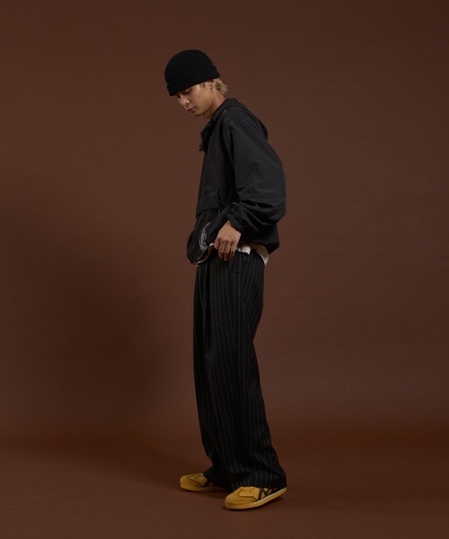 kutir(クティール)の「BICOLOR PIS ANORAK PARKA/バイカラーピスアノラックパーカー(ブルゾン・メンズ・オレンジ/ネイビー/ブラック・MEDIUM/LARGE)」の9枚目の写真