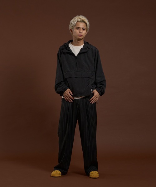 kutir(クティール)の「BICOLOR PIS ANORAK PARKA/バイカラーピスアノラックパーカー(ブルゾン・メンズ・オレンジ/ネイビー/ブラック・MEDIUM/LARGE)」の14枚目の写真