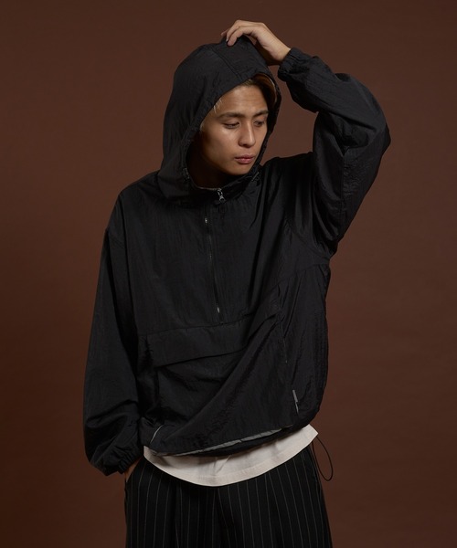 kutir(クティール)の「BICOLOR PIS ANORAK PARKA/バイカラーピスアノラックパーカー(ブルゾン・メンズ・オレンジ/ネイビー/ブラック・MEDIUM/LARGE)」の10枚目の写真