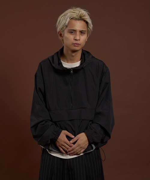 kutir(クティール)の「BICOLOR PIS ANORAK PARKA/バイカラーピスアノラックパーカー(ブルゾン・メンズ・オレンジ/ネイビー/ブラック・MEDIUM/LARGE)」の13枚目の写真
