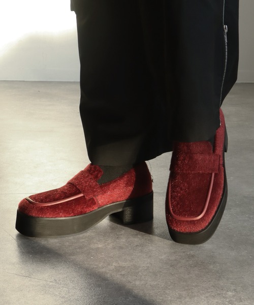 セール】【welise/ウェライズ】+6cmボリュームハイソール シャギー