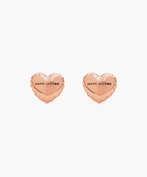MARC JACOBS(マークジェイコブス)の「BALLOON HEART EARRINGS/バルーン ハート イヤリング ピアス(ピアス(両耳用)・レディース・ピンクゴールド・ONE SIZE)」の1枚目の写真