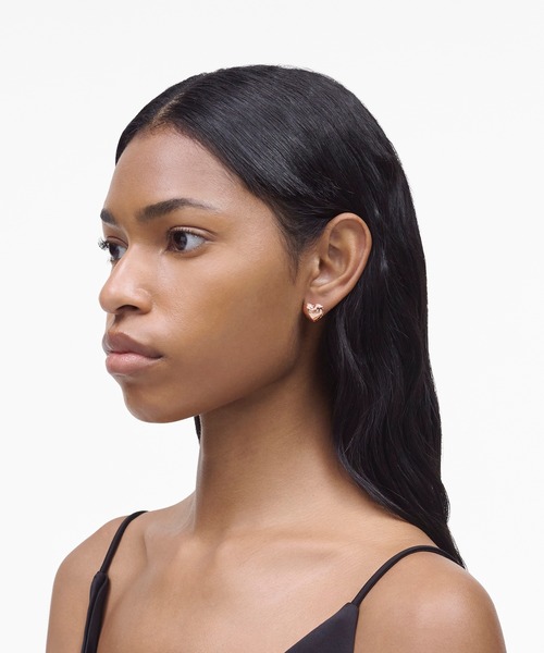 MARC JACOBS(マークジェイコブス)の「BALLOON HEART EARRINGS/バルーン ハート イヤリング ピアス(ピアス(両耳用)・レディース・ピンクゴールド・ONE SIZE)」の2枚目の写真