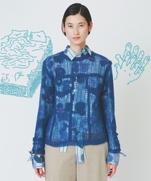 専用　soduk スドーク　ブルーニット soduk（スドーク）の「colored stitch slit knit trousers（その他