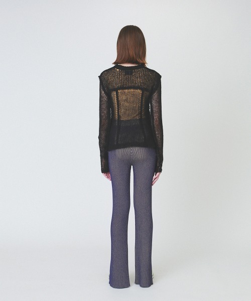 soduk（スドーク）の「【soduk】denim fluffy top（ニット/セーター・レディース・ブラック/ネイビー/ホワイト・ONE SIZE）」の11枚目の写真