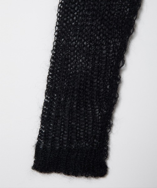 soduk（スドーク）の「【soduk】denim fluffy top（ニット/セーター・レディース・ブラック/ネイビー/ホワイト・ONE SIZE）」の6枚目の写真