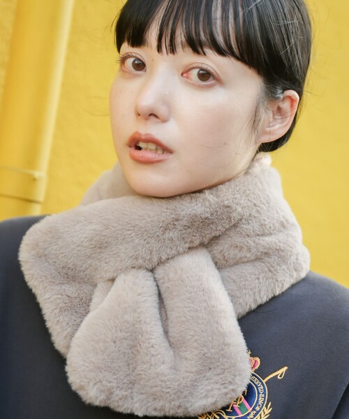 FREAK'S STORE(フリークスストア)の「ファーティペット(ハット・レディース・オフホワイト/ベージュ・ONE SIZE)」の4枚目の写真