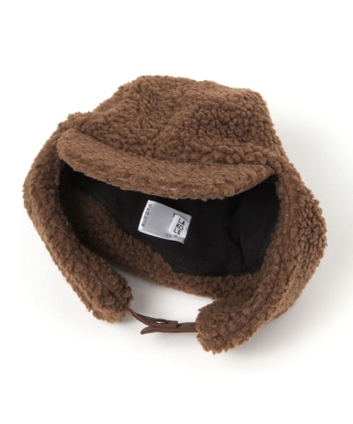 LAKOLE（ラコレ）の「ボアフライトキャップ / 149955（キャップ・レディース・ライトベージュ/ブラウン・FREE）」の3枚目の写真