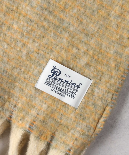 Right-on（ライトオン）の「メランジ大判ストール（ストール/ショール・レディース・イエロー/グレー・ONE SIZE）」の10枚目の写真