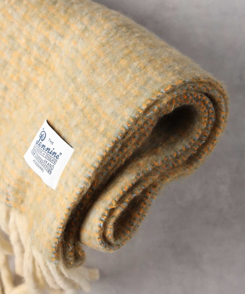 Right-on（ライトオン）の「メランジ大判ストール（ストール/ショール・レディース・イエロー/グレー・ONE SIZE）」の13枚目の写真