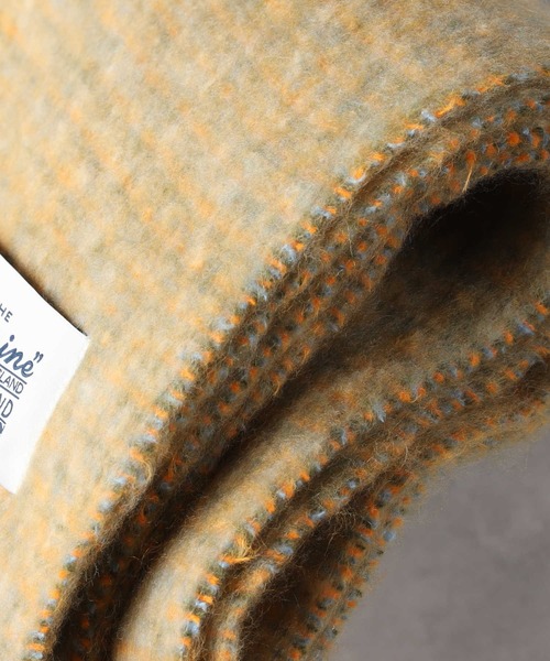 Right-on（ライトオン）の「メランジ大判ストール（ストール/ショール・レディース・イエロー/グレー・ONE SIZE）」の14枚目の写真