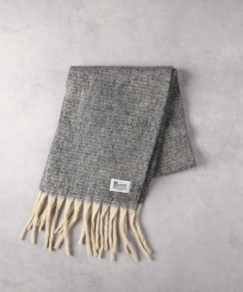 Right-on（ライトオン）の「メランジ大判ストール（ストール/ショール・レディース・イエロー/グレー・ONE SIZE）」の15枚目の写真