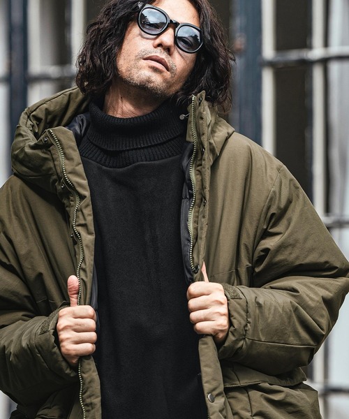 CAMBIO（カンビオ）の「mj10407-60-40クロス中綿アウトドアパーカー（その他アウター・メンズ・ダークグレー/ブラック/オリーブ系・M/L）」の3枚目の写真