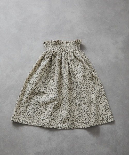 riziere(リジェール)の「フラワープリントコーデュロイ2WAYスカート(スカート・キッズ・アイボリー・150/90/100/110/120/130/140)」の5枚目の写真
