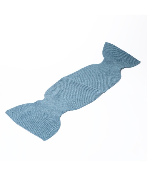 14+（イチヨンプラス）の「リサイクルヤーン差し込みマフラー（マフラー・レディース・グリーン/ピンク/ベージュ/グレー/チャコールグレー/ブルー・FREE）」の7枚目の写真