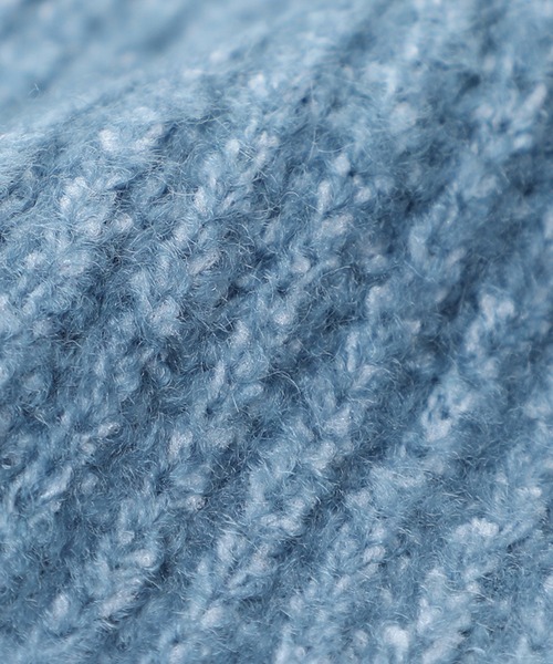 14+（イチヨンプラス）の「リサイクルヤーン差し込みマフラー（マフラー・レディース・グリーン/ピンク/ベージュ/グレー/チャコールグレー/ブルー・FREE）」の12枚目の写真