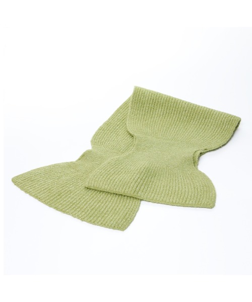 14+（イチヨンプラス）の「リサイクルヤーン差し込みマフラー（マフラー・レディース・グリーン/ピンク/ベージュ/グレー/チャコールグレー/ブルー・FREE）」の18枚目の写真