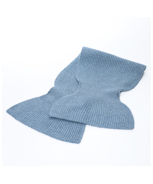 14+（イチヨンプラス）の「リサイクルヤーン差し込みマフラー（マフラー・レディース・グリーン/ピンク/ベージュ/グレー/チャコールグレー/ブルー・FREE）」の19枚目の写真