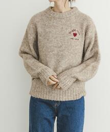 ITEMS URBANRESEARCH | 刺繍ロゴニット(ニット/セーター)