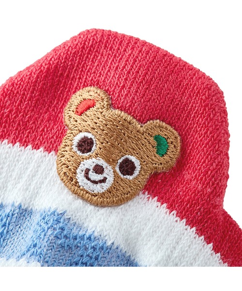 MIKI HOUSE(ミキハウス)の「ボーダーローカットソックス(ソックス/靴下・キッズ・ピンク/ブルー・13-15cm/11-13cm/17-19cm/15-17cm)」の3枚目の写真