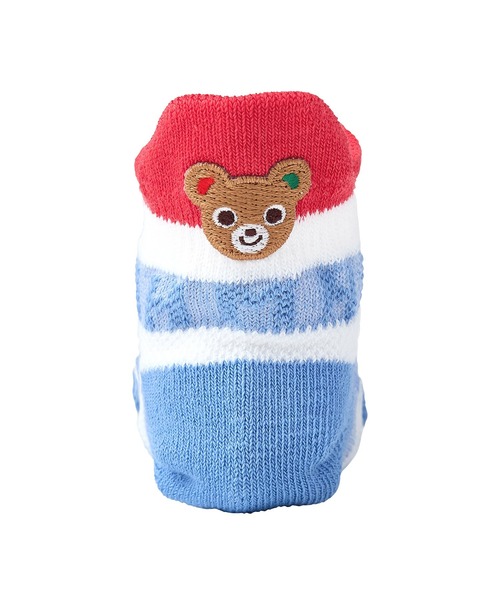 MIKI HOUSE(ミキハウス)の「ボーダーローカットソックス(ソックス/靴下・キッズ・ピンク/ブルー・13-15cm/11-13cm/17-19cm/15-17cm)」の6枚目の写真
