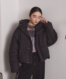 Solace | フード付き中綿パフブルゾン(ダウンジャケット/コート)