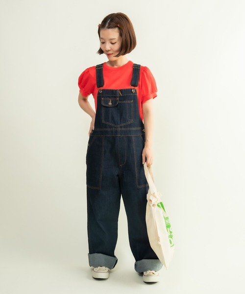 CHILD WOMAN（チャイルドウーマン）の「連シルフライス パフスリーブTシャツ（Tシャツ/カットソー・レディース・ブラック/レッド/ホワイト/その他・FREE）」の15枚目の写真