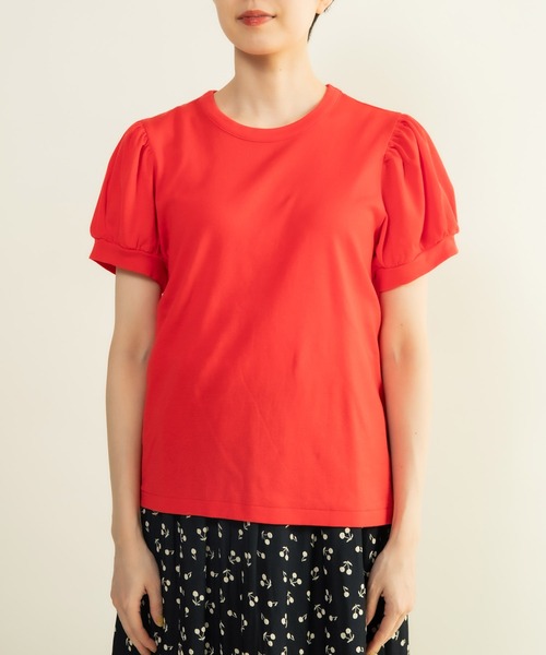 売れ筋商品|||CHILD WOMAN チャイルドウーマン  連シルフライス パフスリーブTシャツ 連シルフライス パフスリーブTシャツ（Tシャツ/カットソー