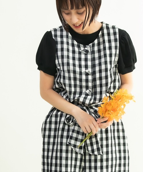 CHILD WOMAN（チャイルドウーマン）の「連シルフライス パフスリーブTシャツ（Tシャツ/カットソー・レディース・ブラック/レッド/ホワイト/その他・FREE）」の22枚目の写真