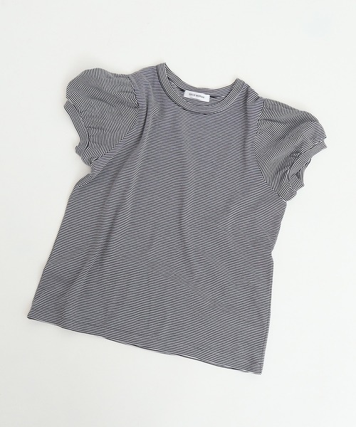 連シルフライス パフスリーブTシャツ（Tシャツ/カットソー
