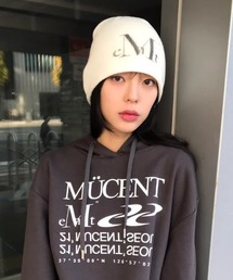 【日本未発売/WEB限定】MUCENT(ムセント)/シグネチャー ロゴ ビーニー ニット帽/SIGNATURE BEANIE