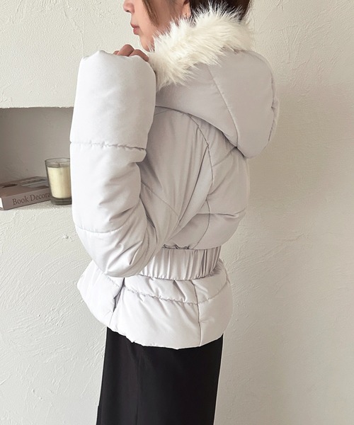 ベルト付きフェイクダウンジャケット【ZOZOTOWN限定アイテム】（ダウン