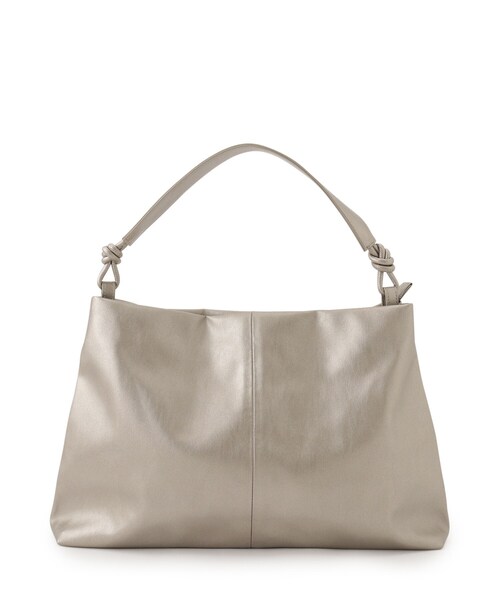 grove（グローブ）の「ロープハンドルワンショルダー（トートバッグ・レディース・ブラック/シルバー系その他/ベージュ系その他7/ライトグレー・00）」の17枚目の写真