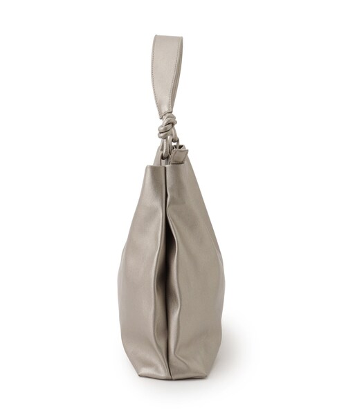 grove（グローブ）の「ロープハンドルワンショルダー（トートバッグ・レディース・ブラック/シルバー系その他/ベージュ系その他7/ライトグレー・00）」の18枚目の写真