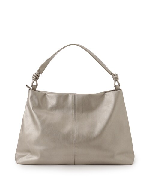 grove（グローブ）の「ロープハンドルワンショルダー（トートバッグ・レディース・ブラック/シルバー系その他/ベージュ系その他7/ライトグレー・00）」の19枚目の写真