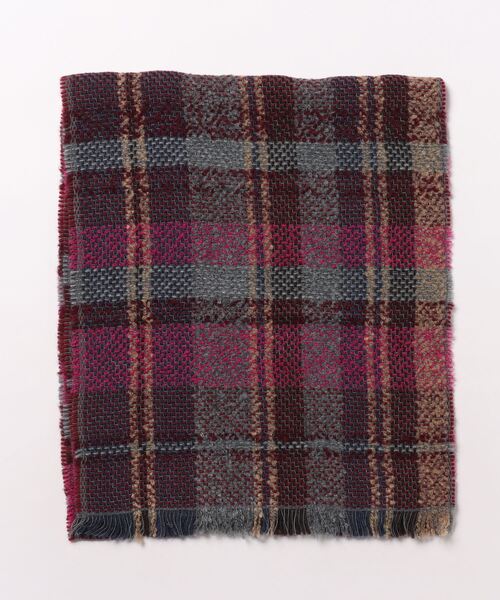 RATTLE TRAP（ラトルトラップ）の「マフラー（マフラー・メンズ・ボルドー/オレンジ系・FREE）」の4枚目の写真