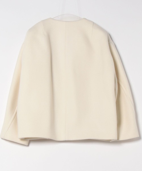 CADUNE（カデュネ）の「ノーカラーポケットコート（ダウンジャケット
