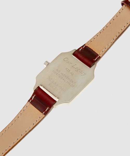 【関税込み】OUR LEGACY ブラック No Time Watch ブレスレット Our Legacy - No Time Watch Sterling Silver Black Strap