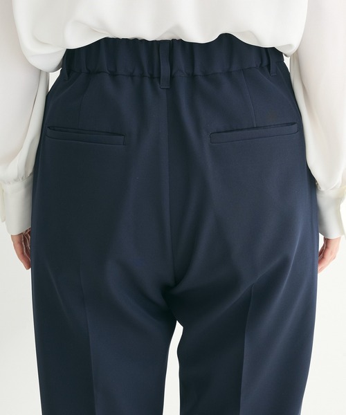 ef-de(エフデ)の「ef-de タックテーパードパンツ(スラックス・レディース・ライトグレー/ダークネイビー・SMALL/MEDIUM/LARGE)」の10枚目の写真