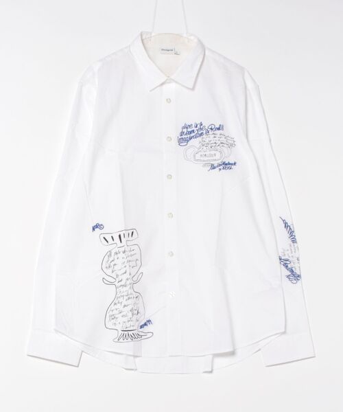 Desigual（デシグアル）の「DAVID シャツロングスリーブ（シャツ/ブラウス・メンズ・ホワイト・S/M/L/XL/XXL）」の7枚目の写真