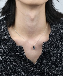 4INT.（フォイント）の「オーバル メタルプレート イニシャル ネックレス（ネックレス）」