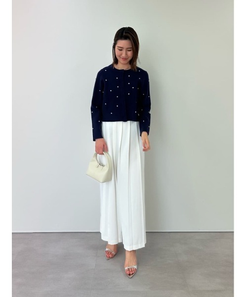 UR'S（ユアーズ）の「プリーツワイドパンツ（その他パンツ・レディース・ブラック/ホワイト/ブルー・L/M/S）」の13枚目の写真